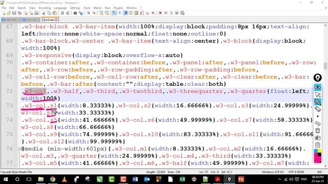O Level M2 R5 Chapter 4 | W3.CSS Responsive Fluid Grid in Hindi | Lecture 33 смотреть онлайн