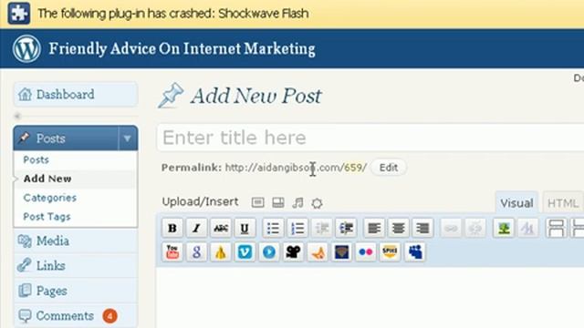 Overview Of The Wordpress Backoffice