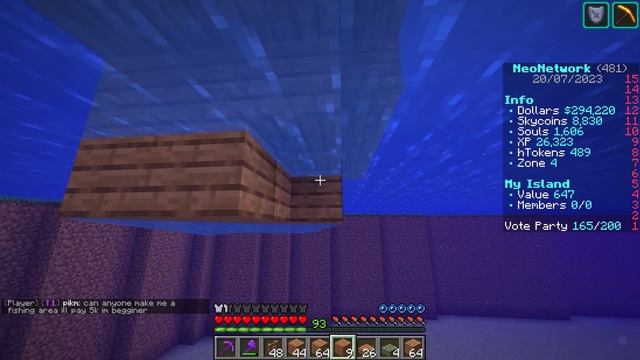 One Year Later... | Minecraft Skyblock Let's Play Episode 10 (Bedrock/Java Server IP) смотреть онлайн