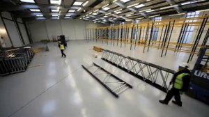 Монтаж стеллажей на складе