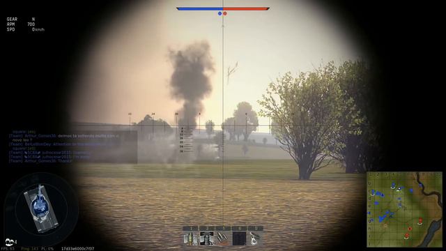 War Thunder! GEPARD e LEO A1A1! смотреть онлайн
