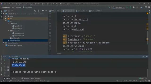 4- Kotlin Data types - كوتلن انواع تخزين البيانات✅ смотреть онлайн