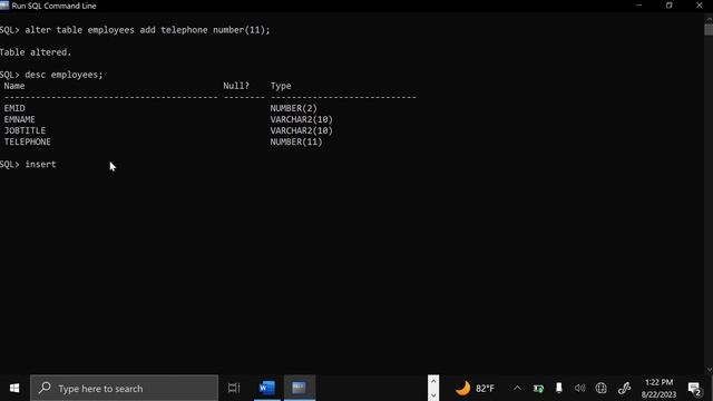 DDL AND DML ORACLE 11G смотреть онлайн