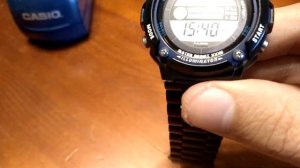 Часы CASIO W-S210H - отличный функционал за недорого.