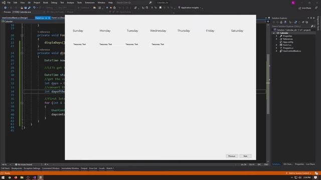 PART 1 | How To Create a Calendar in C#.NET Windows Form using UserControl смотреть онлайн