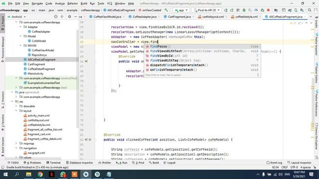 PART 3 Coffee Ordering App | University Project | Android | Java | MVVM - смотреть онлайн