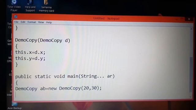copy constructor in java смотреть онлайн