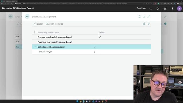 Every email should be sent from an email scenario in Business Central смотреть онлайн