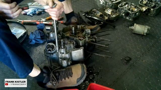 Honda Africa Twin XRV750 Engine Build.#africatwin #XRV750