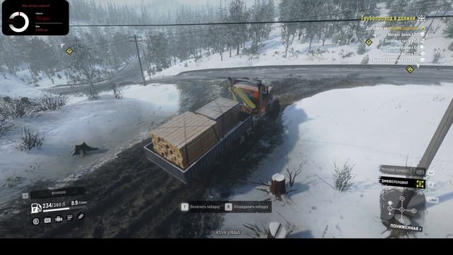 💙💛SNOWRUNNER 🔥Работа на Аляске - Северный Порт и Горная река 🔥(часть 5)💙💛 смотреть онлайн