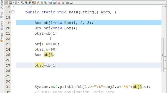 java code - Reference and Retrun Object смотреть онлайн