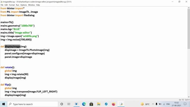 Simple Image Editor App with Python tkinter |code with shashank|#codewithharry|@codewithharry смотреть онлайн