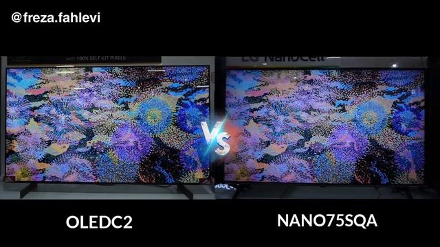 OLED evo VS Nanocell 2022 - OLEDC2 VS NANO75SQA (Picture Comparison) смотреть онлайн