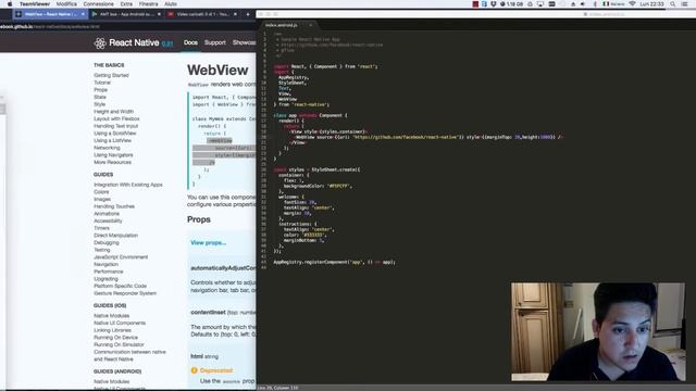 02 React native (ITA) - Componente Webview смотреть онлайн