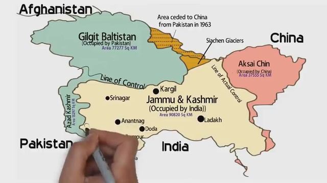 Physical Geography Of Kashmir (AJ&K) / Map Of Kashmir / Kashmir Map / Kashmir Geography Map