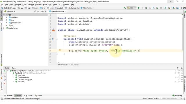 Android activity life cycle 2019 in easy steps смотреть онлайн