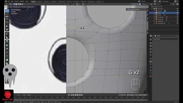 Modeling the shinigami's mask from soul eater anime in blender for roblox studio смотреть онлайн