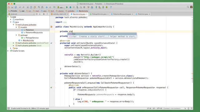 Consumir una API, Web Service en Android, creando una Pokedex смотреть онлайн
