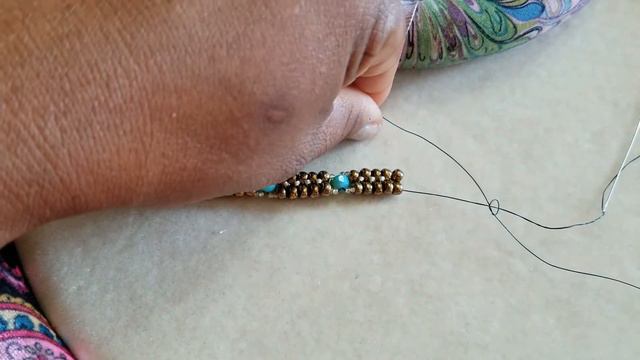 Simple Herringbone Bangle Interrupted Pt  3