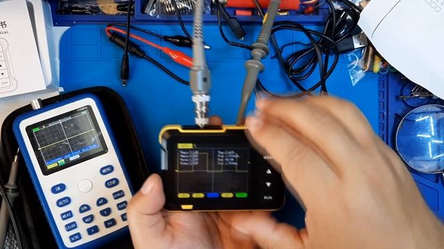 Проверка в деле . Самый доступный портативный цифровой осциллограф FNIRSI DSO152 Мини .