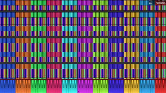 [Balck Midi] Tetris Blocks Arts Merged in 1 midi смотреть онлайн