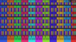 [Balck Midi] Tetris Blocks Arts Merged in 1 midi