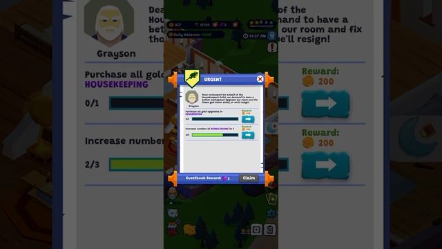 Idle Inn Empire－Tycoon Game (by SayGames LTD) IOS Gameplay Video (HD) смотреть онлайн