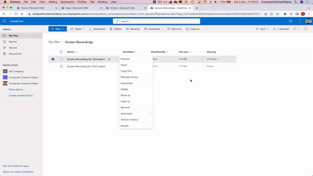 How to USE Microsoft Stream for Office 365 On a Mac - Tutorial 12 - Download Video - Basic Tutorial смотреть онлайн