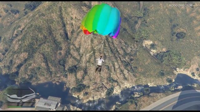 GTA 5 - Ragdolls And Crazy Falls N18 - Parachute - (Euphoria physics) смотреть онлайн