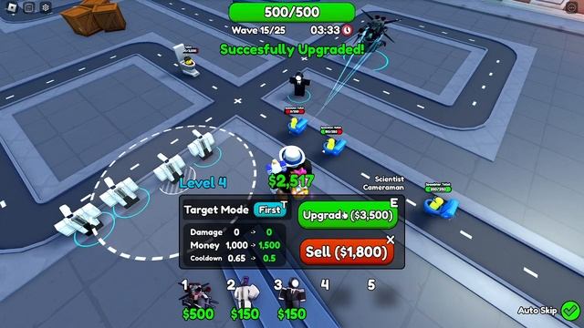 Как пройти normal на изи в не оригинальном toilet tower defense смотреть онлайн