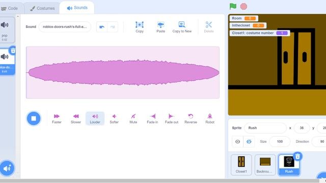 How to make a doors game on scratch! смотреть онлайн