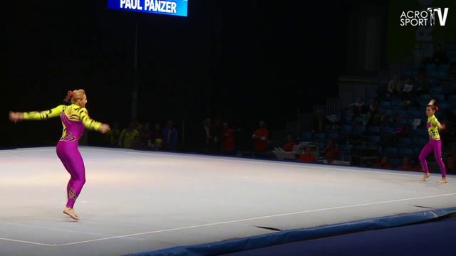 Anna Tyan, Milana Miridonova - Kazakhstan - Women's Pair - Dynamic - Sachsenpokal Riesa 2012 смотреть онлайн