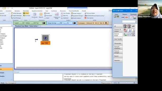 TK3101 Process Simulation of Equilibrium, Distillation Column, Tray Sizing смотреть онлайн