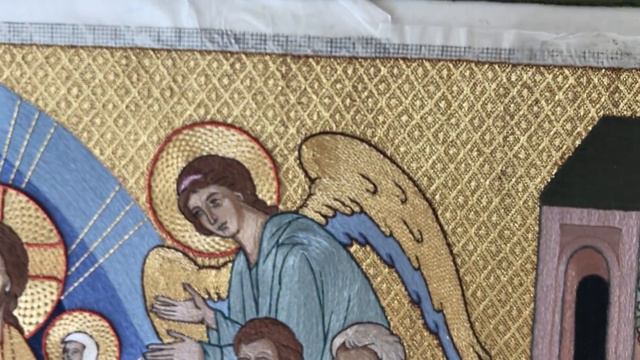 В мастерской 17 (Богородичная плащаница) смотреть онлайн