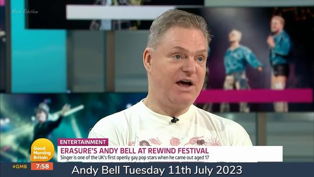 Erasure`s Andy Bell ITV 11th July 2023
