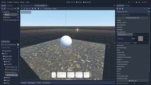 Intro to the 3D PBR Material in Godot (Spatial material tutorial) смотреть онлайн