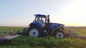 ❗🚜Трактор #LOVOL 2604 с заводским передним навесным устройством и косилкой плющилкой.