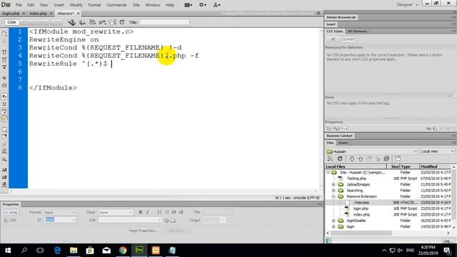 Tutorial 26: Hide .php or .html extension in url using .htaccess смотреть онлайн
