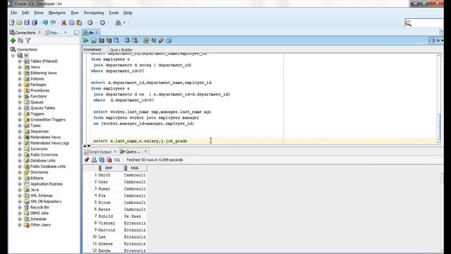 Oracle SQL Video Tutorial 34 - NON EQUI JOINS смотреть онлайн