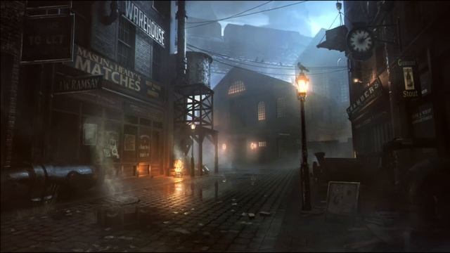 Викторианская атмосфера LONDON'S MYSTERY - The Dark Alley Таинственная эмбиентная музыка с грозой смотреть онлайн