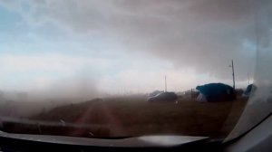 Буря в Кемпинге «Соленое озеро» села Завьялово Алтайского Края