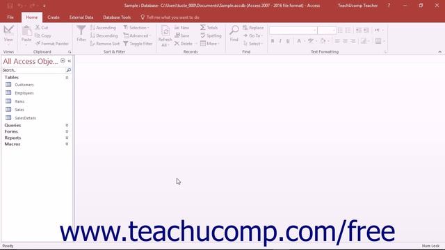 Access 2016 Tutorial Setting a Database Password Microsoft Training смотреть онлайн