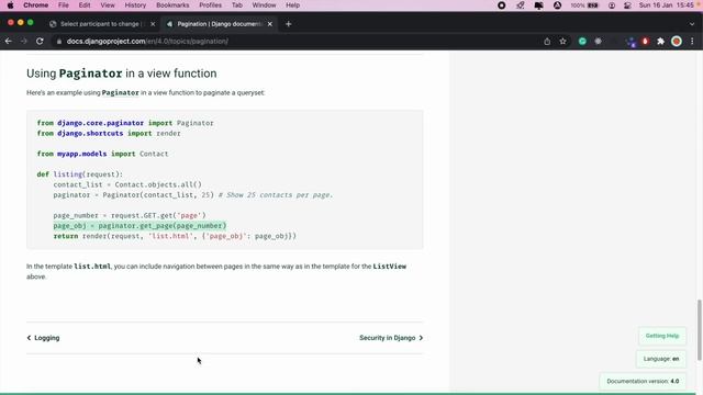 Django pagination смотреть онлайн