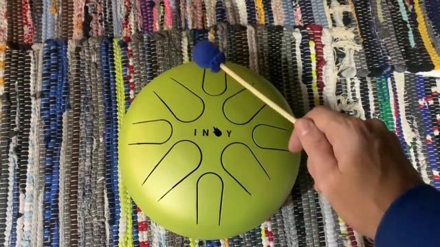 Глюкофон INOY 22 см «Желтый Муар» До Мажор Пентатоника смотреть онлайн