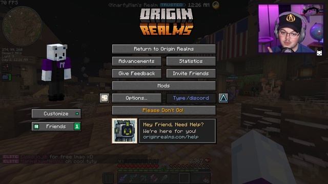 Origin Realms Vibe Night :D смотреть онлайн