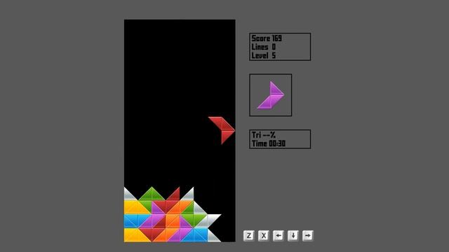 Tritris (Tetris with Triangles) UPDATE! смотреть онлайн