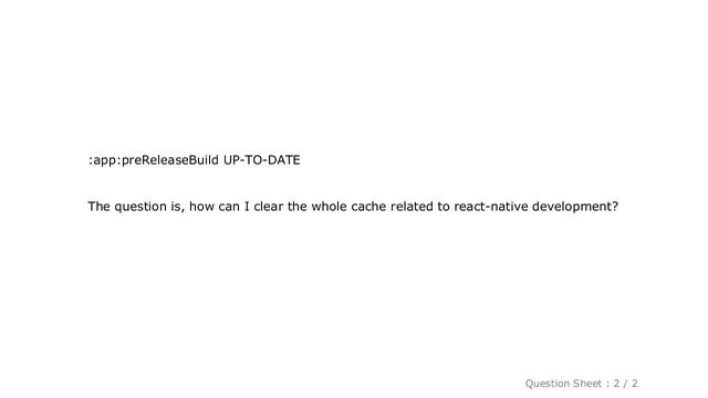 Android : How to clear react-native cache? смотреть онлайн