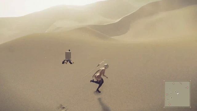 NieR Automata - Naked 2B Gameplay смотреть онлайн