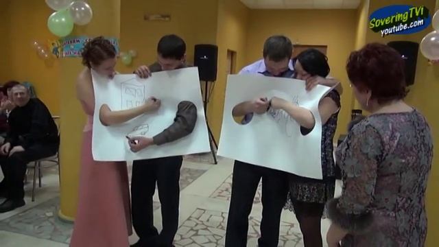 Свадебный конкурс Рисуем пожелание смотреть онлайн
