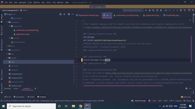 Symfony 5 : Signup with E-mail Verification - التسجيل مع التحقق من البريد الإلكتروني смотреть онлайн